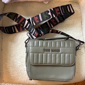 Steve Madden Olive Quilted Crossbody Bag